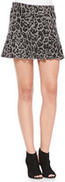 Thumbnail for your product : Smythson Pam & Gela Kate Leopard-Print Flounce-Hem Skirt
