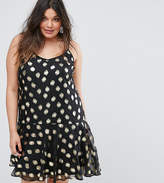 Thumbnail for your product : Alice & You Cami Dress with Metallic Polka Dot