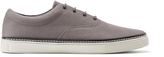 Thumbnail for your product : Frank + Oak 33808 Cotton Canvas Lace-Up Sneaker in Grey