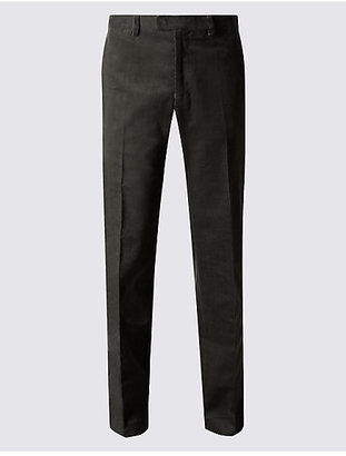 M&S Collection Big & Tall Cotton Rich Corduroy Trousers