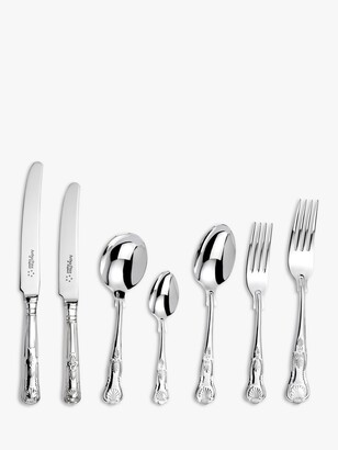 Arthur Price Kings Cutlery Canteen, Sovereign Silver Plated, 44 Piece/6 Place Settings
