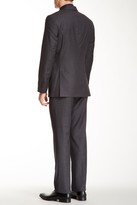 Thumbnail for your product : John Varvatos Chad Grey Pinstripe Two Button Notch Lapel Wool Suit