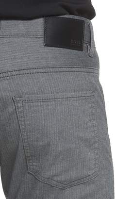 BOSS Delaware Slim Herringbone Five-Pocket Pants