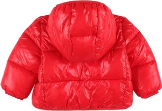 Save The Duck Hooded nylon laqué puffer jacket
