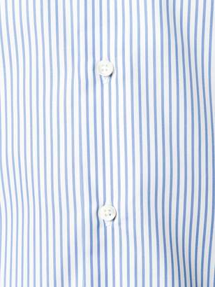 Canali striped slim shirt