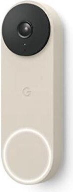 Google Nest Doorbell - (Wired, 2nd Gen) - Video Doorbell - Security Camera - Linen, 720p