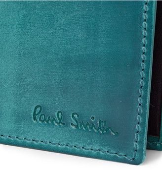 Paul Smith Burnished-Leather Billfold Wallet