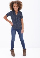 Thumbnail for your product : Forever 21 girls Dotted Heart Print Henley (Kids)