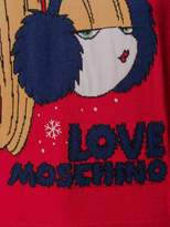 Thumbnail for your product : Love Moschino logo intarsia sweater
