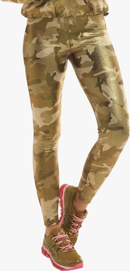 Koral Pearl High Rise Lux Legging In Camo Gold