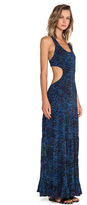 Thumbnail for your product : Indah Flamenco Cutaway Tank Dress with Ruffles
