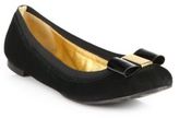 Thumbnail for your product : Kate Spade Tock Suede Bow Ballet Flats