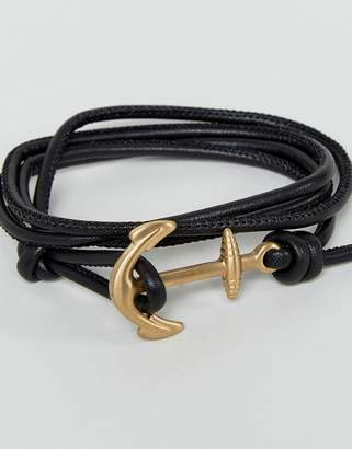 Aldo Anchor Wrap Bracelet