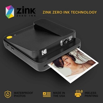  KODAK Printomatic Digital Instant Print Camera - Full Color  Prints On ZINK 2x3 Sticky-Backed Photo Paper (Grey) Print Memories  Instantly : Electronics