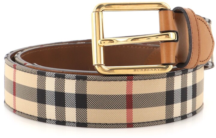 canvas burberry belt mens
