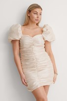 Thumbnail for your product : NA-KD Puffy Sleeve Draped Mini Dress