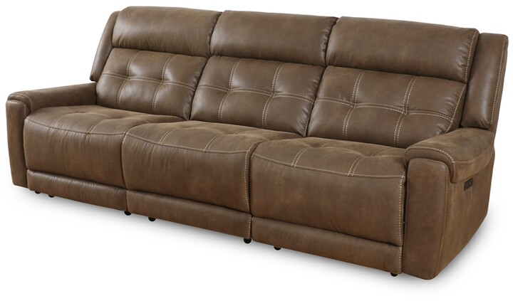 Furniture Kaleb 84 Tufted Leather Sofa, Kaleb 84 Tufted Leather Sofa And 61 Loveseat Set Created For Macy S