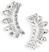 Thumbnail for your product : CRISTABELLE Crystal Ear Crawler Earrings