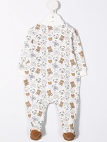 Thumbnail for your product : MOSCHINO BAMBINO All-Over Teddy Logo Pajamas