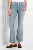 Thumbnail for your product : Gucci Low-rise Flared Jeans - Blue