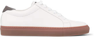 Brunello Cucinelli Full-Grain Leather Sneakers - Men - White