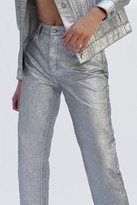 Thumbnail for your product : French Connection Tate Metallic Denim Relaxed Straight Jeans