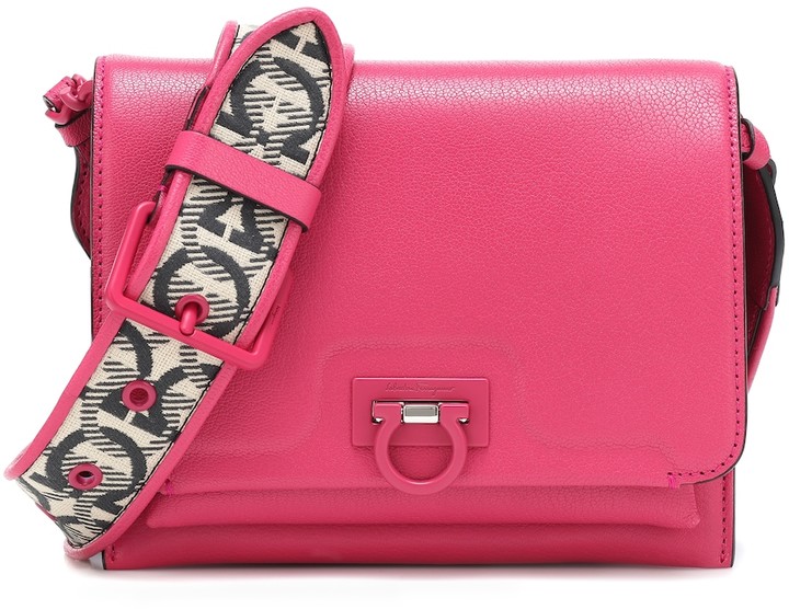 Salvatore Ferragamo Trifolio Small leather crossbody bag ShopStyle