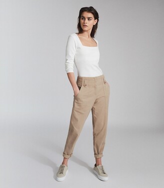 Reiss Bradie Tapered Cargo Trousers - ShopStyle Pants