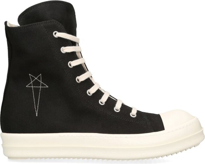 Rick Owens DRKSHDW High-Top STAR スニーカー Rick Owens Drkshdw Star embroidered high-top platform