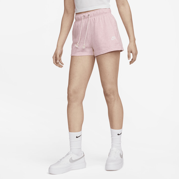 Nike Women's Sportswear Gym Vintage Shorts in Pink - ShopStyle