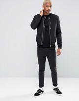 Thumbnail for your product : Esprit Quilted Nylon Bomber Jacket in Black