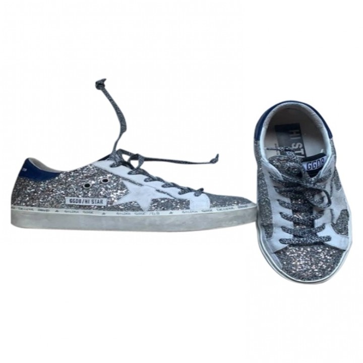 golden goose glitter trainers
