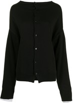 Thumbnail for your product : Y's Front-Buttoned Cardigan With Extra-Long Sleeves