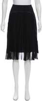 Thumbnail for your product : Maison Margiela Virgin Wool Knee-Length Skirt w/ Tags