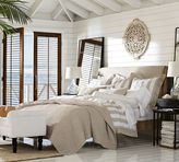 Thumbnail for your product : Pottery Barn Striped Linen Quilt & Sham