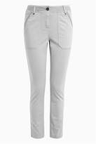 Thumbnail for your product : Next Womens Navy Casual Pocket Straight Leg Trousers