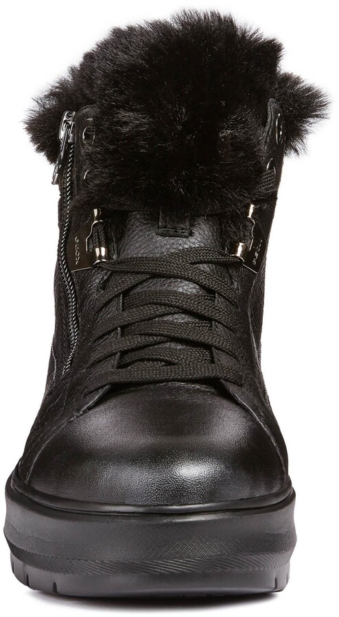 Geox Kaula Faux-Fur Cuff Sneaker - ShopStyle Boots