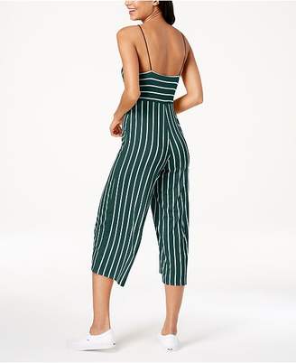 Polly & Esther Juniors' Striped Cropped Jumpsuit
