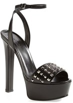 Thumbnail for your product : Gucci 'Leila' Studded Platform Sandal (Women)