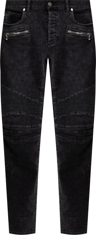 Mens Balmain Jeans Grey | ShopStyle