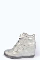 Thumbnail for your product : boohoo Gabrielle Concealed Wedge Hi Top Trainer