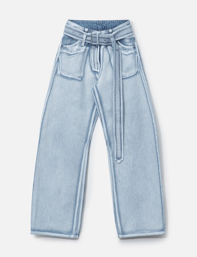 Acne Studios Denim Trousers With Belt