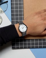 Thumbnail for your product : Sekonda Black Bracelet Watch With White Dial Exclusive To ASOS