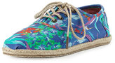 Thumbnail for your product : Toms Birds of Paradise Espadrille Cordones, Blue