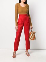 Thumbnail for your product : Romeo Gigli Pre-Owned High-Waist Pleated Trousers