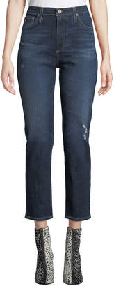 Isabelle High-Rise Straight Cropped Jeans