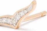 Thumbnail for your product : ginette_ny 18kt Rose Gold Diamond Wise Stud Earrings