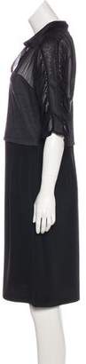 Fendi Short Sleeve Midi Dress w/ Tags