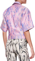 Thumbnail for your product : 3.1 Phillip Lim Short Kimono-Sleeve Moto Jacket, Pink