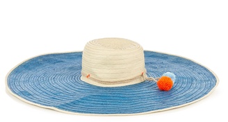 SOPHIE ANDERSON Corozon pompom-embellished raffia hat